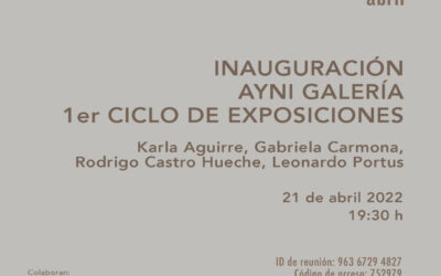 Departamento de Artes Integradas UPLA invita a visitar Galería AYNI