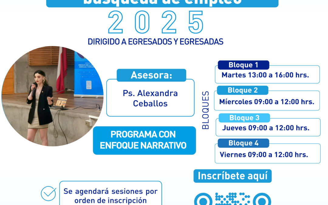 UVCE inicia la segunda versión del programa de acompañamiento para egresados/as UPLA