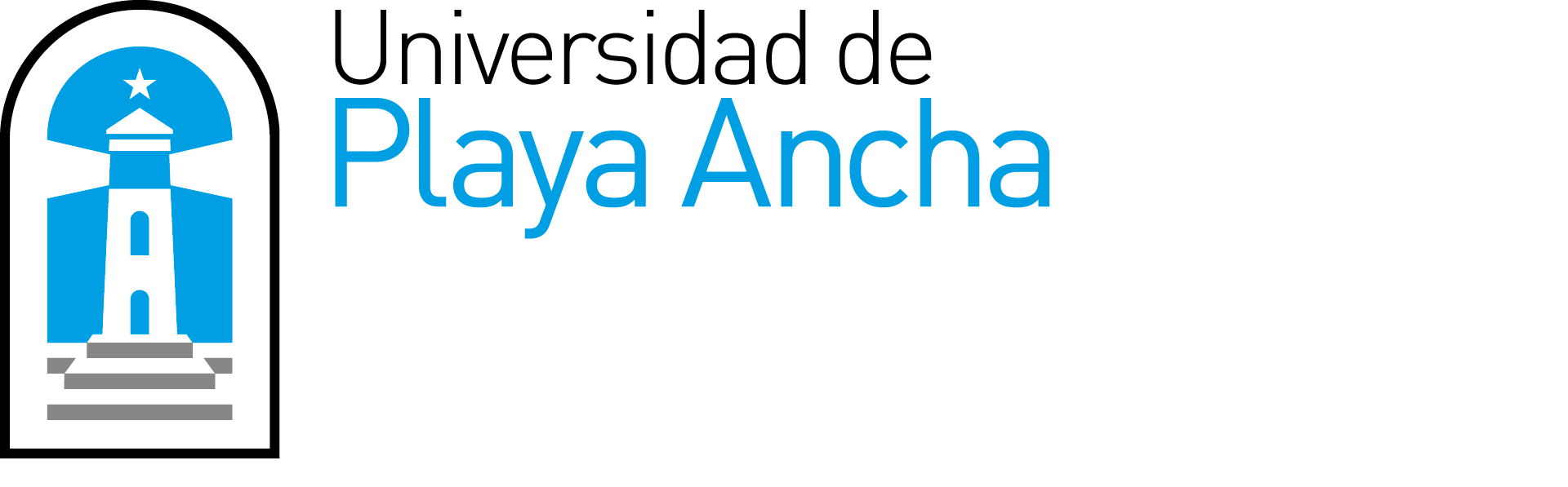 Universidad de Playa Ancha - Facultad de Ciencias Naturales y Exactas - Logo - Letras blancas