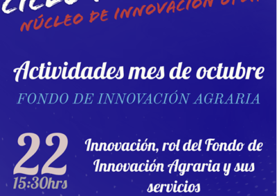 Ciclo de talleres de octubre de 2022 sobre investigación, desarrollo e innovación