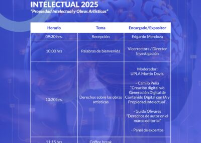 Programa del Día Internacional de la Propiedad Intelectual 2025