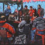 Expo colectiva estudiantes UPLA_Pintura-Plaza-de-Benjamín-Donoso