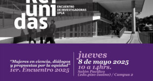 ReUnidas: Mujeres en ciencia, diálogos y propuestas por la equidad - Invitación a participar en próximo encuentro 8 de mayo