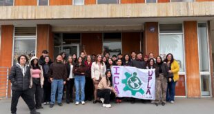 Integrantes de la Confederación de Estudiantes de las Ciencias Ambientales se reunieron en la UPLA