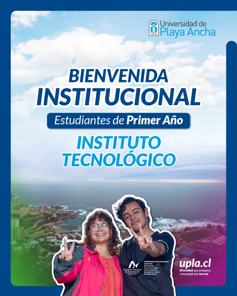 Gráfica de la semana de inducción para estudiantes de primer año del Instituto Tecnológico 2026