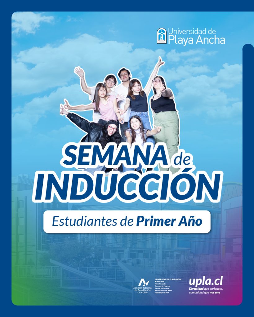 Gráfica de la semana de inducción para estudiantes de primer año 2026