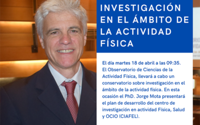 Conservatorio sobre investigación en el ámbito de la actividad física
