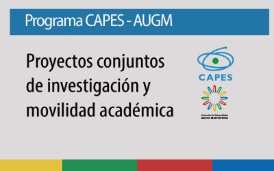 Nueva convocatoria del Programa CAPES/AUGM para proyectos conjuntos de investigación