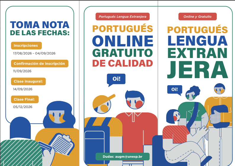 CURSOS ONLINE DE PORTUGUÉS COMO LENGUA EXTRANJERA (PLE) UNIVERSIDADE ESTADUAL PAULISTA  (UNESP)