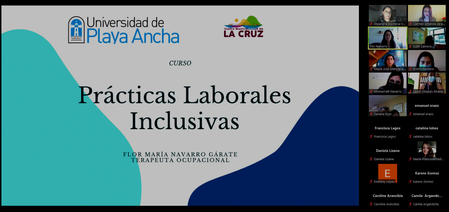 UPLA inició curso de prácticas laborales inclusivas destinado a funcionarios de la Municipalidad de La Cruz