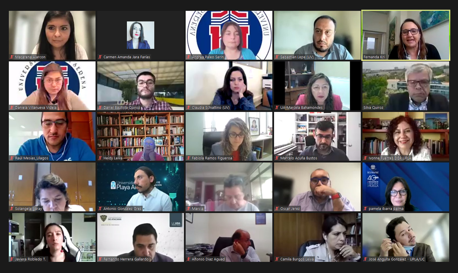 Profesionales VRA presentaron proceso de innovación digital de la UPLA en taller de docencia virtual de la UOH