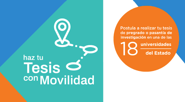 Estudiantes tesistas pueden acceder a pasantías de investigación en universidades estatales