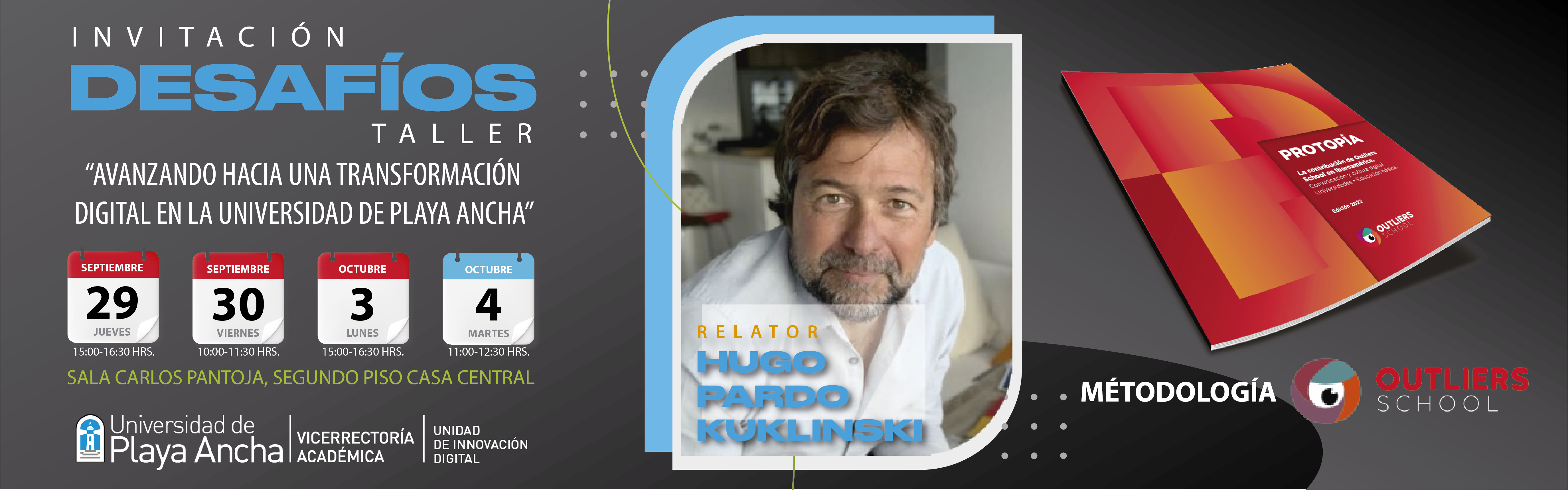 UID convoca a la comunidad universitaria a participar en talleres de asesoría técnica de Outliers School