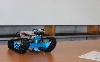 Académicos UPLA y alumnos de Escuela Israel comparten avances de Taller de Robótica