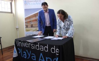 Universidad de Playa Ancha firma convenio con Sociedad de Historia y Arqueología de Aconcagua