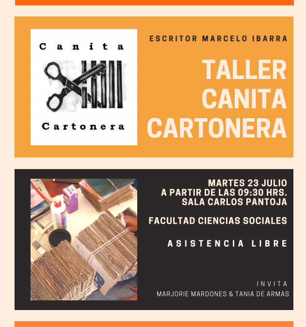 En la Facultad de Ciencias Sociales se realizará taller de encuadernación ‘Canita Cartonera’ abierto a la comunidad
