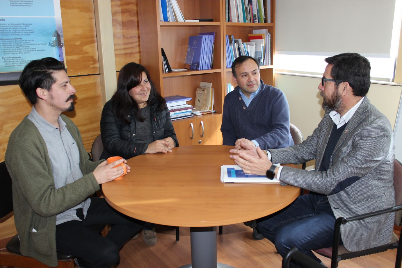 Académico de la Universidad de Los Lagos se interiorizó sobre los procesos de Vinculación con el Medio de la UPLA