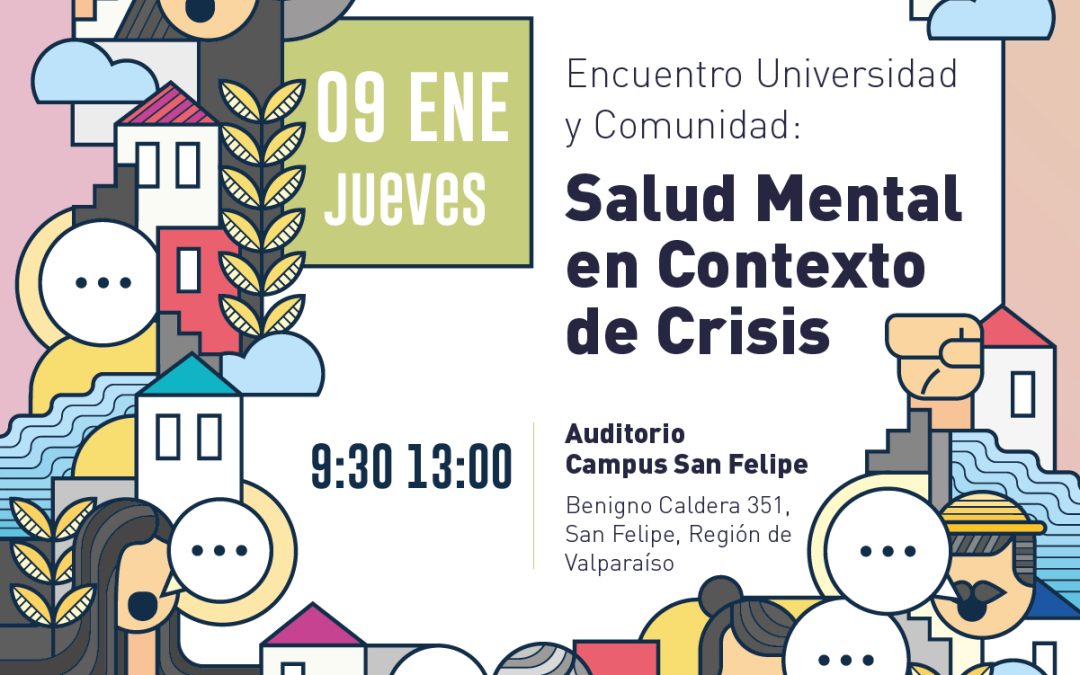 Jornada «Salud Mental en Contextos de Crisis” se realizará en San Felipe