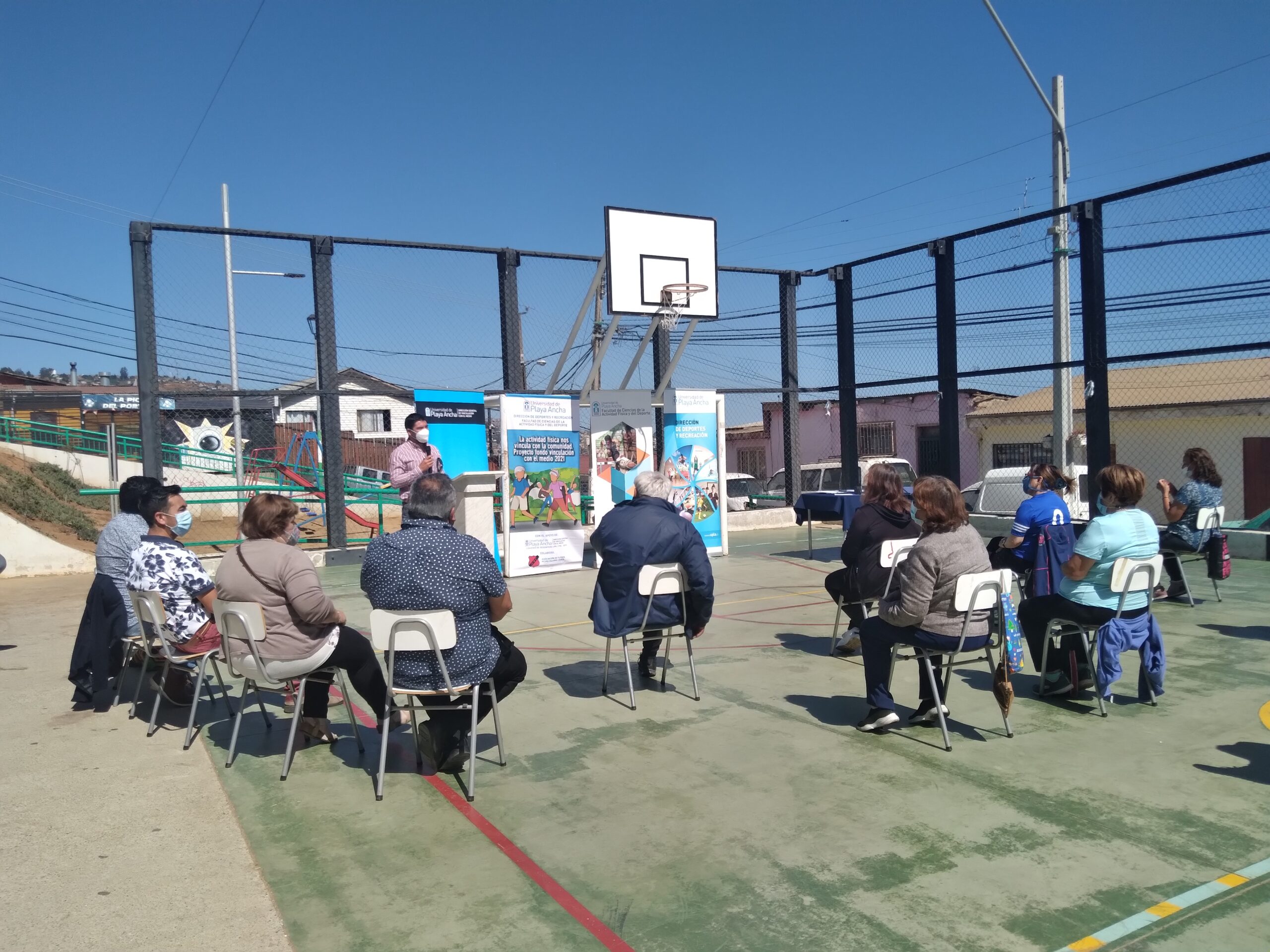 UPLA y Asociación de Fútbol Pedro Aguirre Cerda de Valparaíso generaron convenio en 2021 que permitió realizar talleres de actividad física para adultos mayores durante la pandemia
