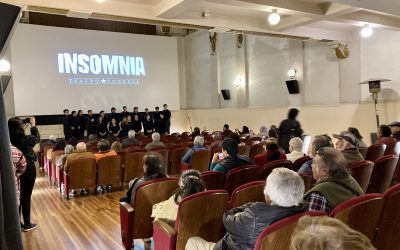 Primera fecha del cruce de Coro de Cámara UPLA en Insomnia Teatro Condell: un encuentro entre música y cine