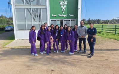 Estudiantes de Nutrición UPLA realizan intervención profesional en categorías juveniles de Santiago Wanderers