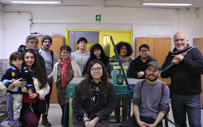 Grabado y memoria obrera: Proyecto Social CreaLab propone reactivar la memoria colectiva de la población Gutenberg del Cerro Cordillera