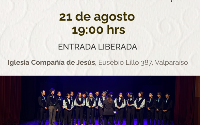 Coro de Cámara UPLA se presentará en Espacio La Compañía en nueva temporada musical
