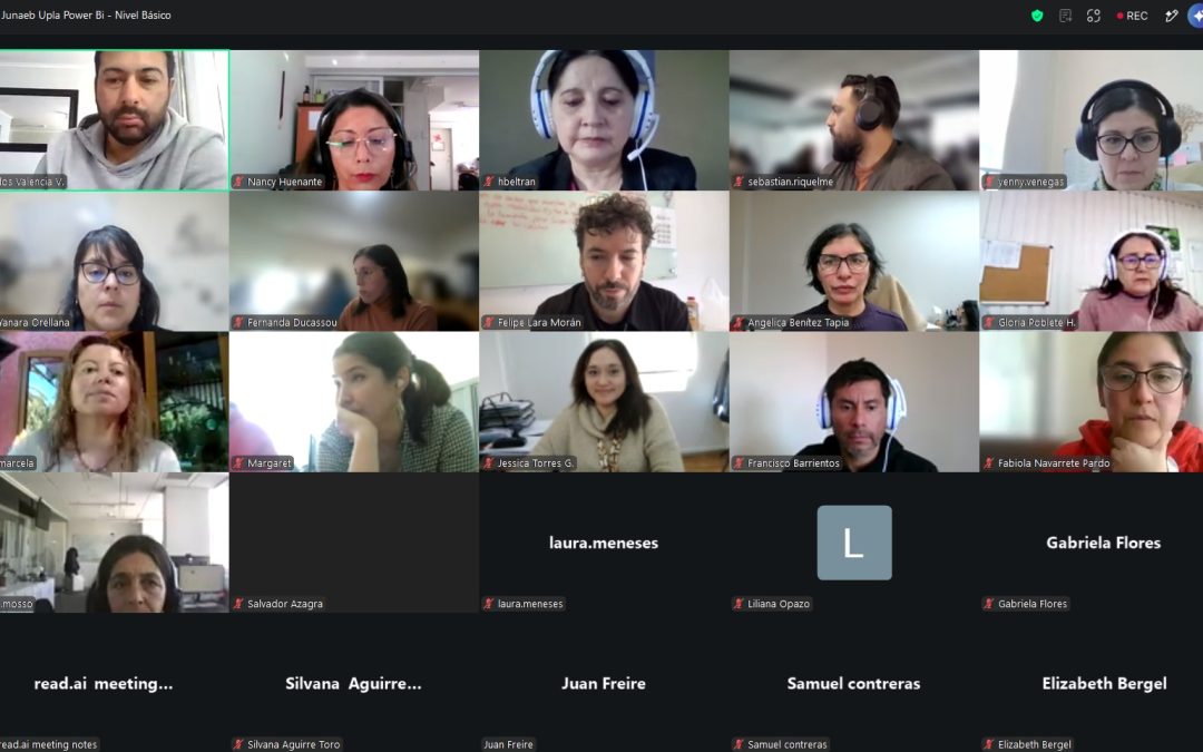 UPLA contribuye al fortalecimiento de equipos de trabajo de JUNAEB con capacitación en Power BI